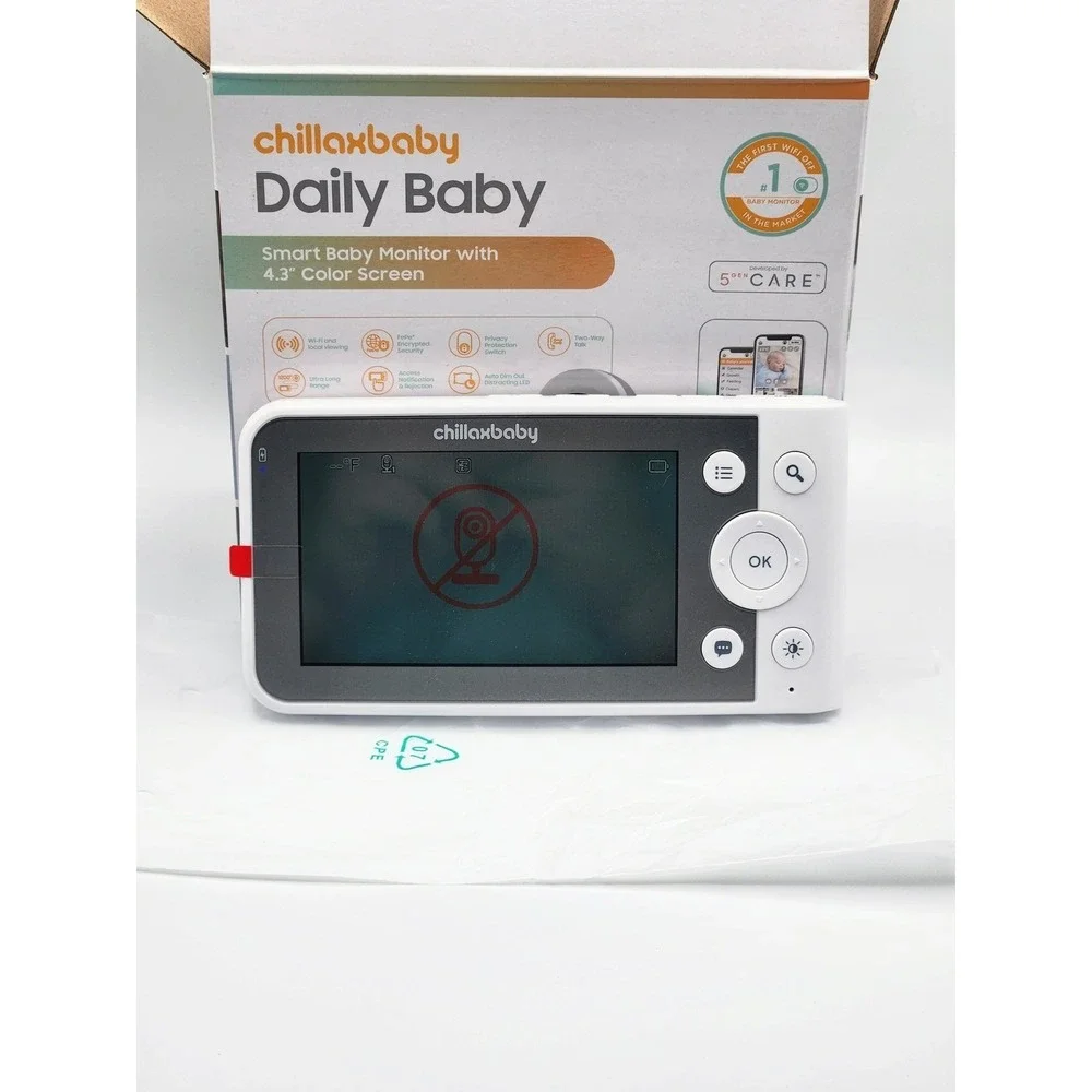 Chillaxbaby Daily Baby Smart Baby Monitor 4.3 Inch Color Screen WiFi‎